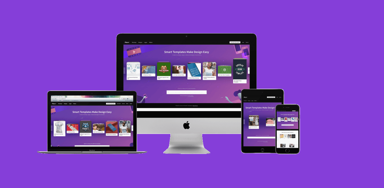 Responsive ιστοσελίδα που προσαρμόζεται σε κινητό, tablet και desktop